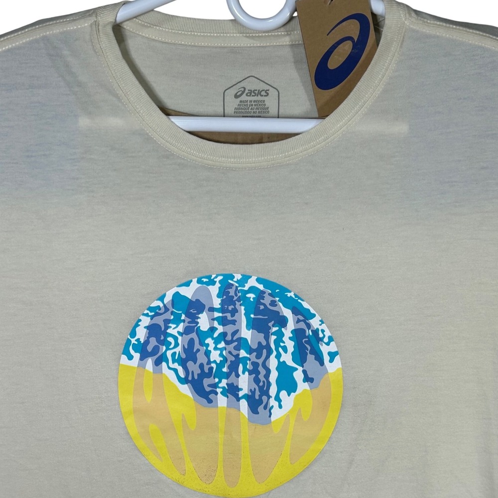 ASICS Shorebreak SS Tee 3XL Mens T-Shirt Graphic Print‎ Athleisure Top New
